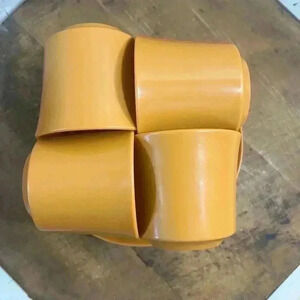 Vintage Set of 4 Plates and Mugs  Melmac Maplex